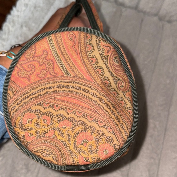Etro Women's Brown Paisley Travel Bag - Picture 5 of 7